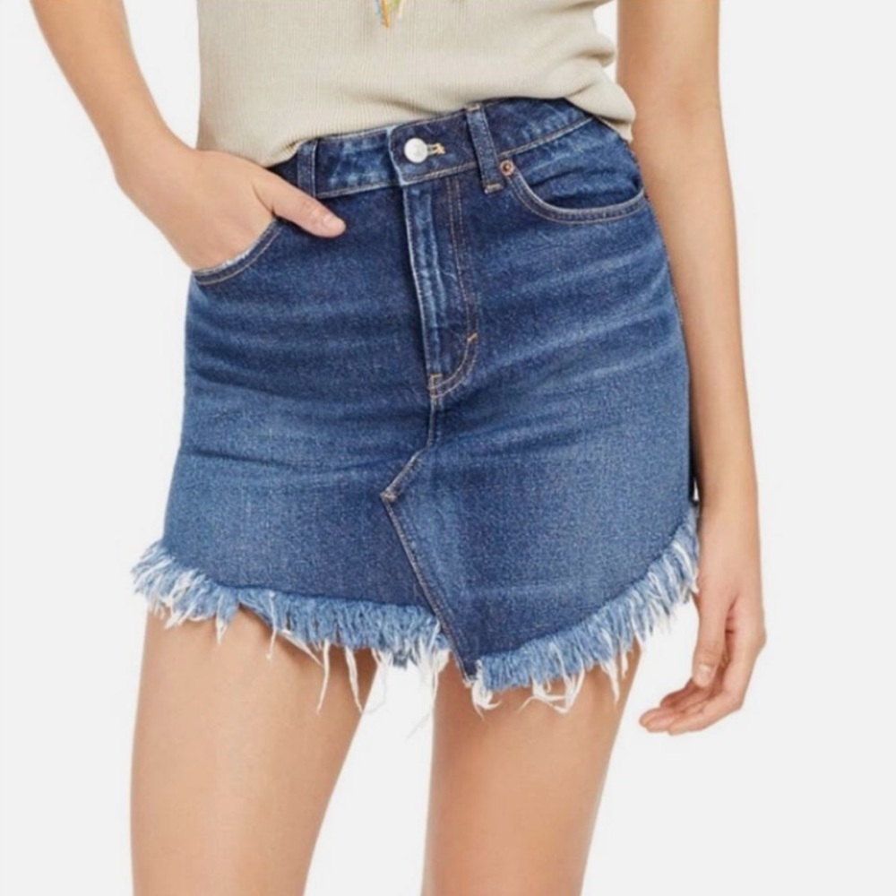 NWT Free People Denim Skirt
